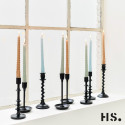 Home Society Twisted Candle  groen