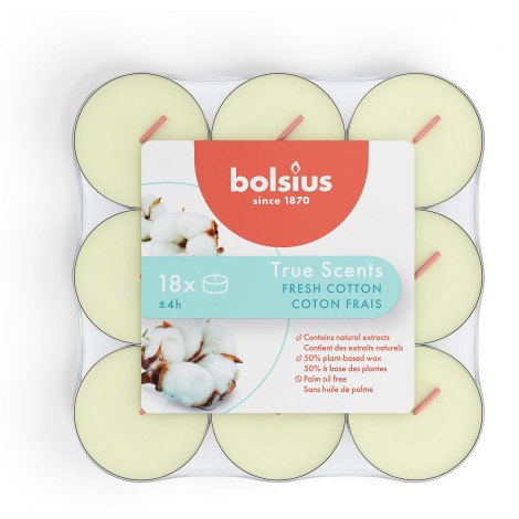 Bolsius geurtheelicht Fresh Cotton