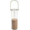 Home Society Candle Tube Hang Kaars in glas Kleur Sand