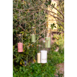 Home Society Candle Tube Hang Kaars in glas Kleur Sand